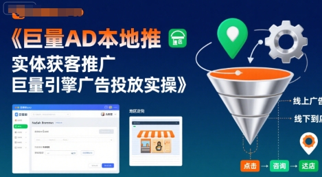 巨量AD本地推实体获客推广，巨量引擎广告投放实操-HEIXXXMI