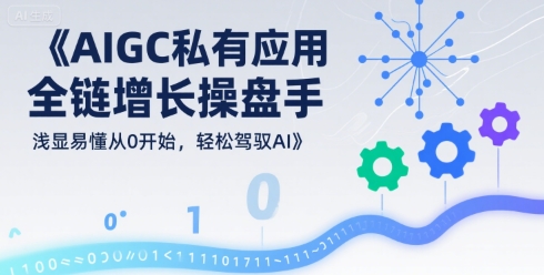 AIGC私有化应用全链增长操盘手，浅显易懂从0开始，轻松驾驭AI-HEIXXXMI