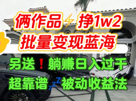 只靠2个作品点赞数量就挣1.2W，不导私域也能变现了【支持矩阵】汽水音乐门种草项目-HEIXXXMI