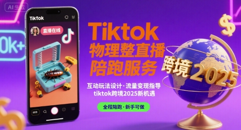 Tiktok物理整蛊直播陪跑服务-tiktok跨境2025-HEIXXXMI