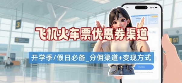 学生党必看！机票火车票优惠券申请渠道 + 项目打法，开学季节日速存-HEIXXXMI