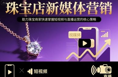 珠宝店新媒体营销，助力珠宝商家快速掌握短视频与直播运营的核心策略-HEIXXXMI