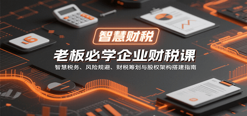 老板必学企业财税课：智慧税务、风险规避、财税筹划与股权架构搭建指南-HEIXXXMI