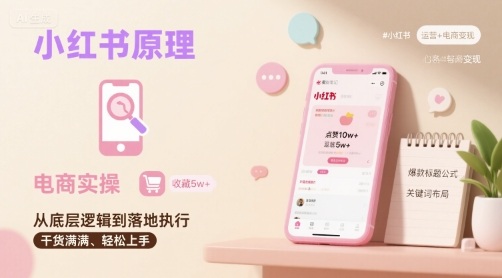 小红书原理以及详细实操流程，小红书电商教程-HEIXXXMI