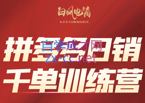 白凤电商·拼多多日销千单训练营(更新8月)-HEIXXXMI