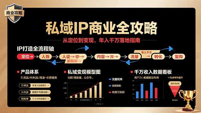 私域IP商业全攻略，从定位到变现，年入千万落地指南-HEIXXXMI