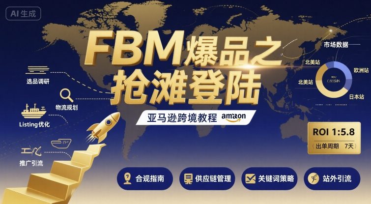 FBM爆品之抢滩登陆-亚马逊跨境教程-HEIXXXMI