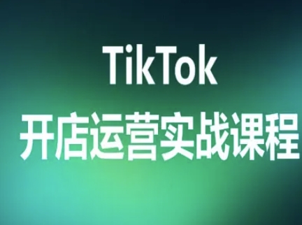 TikTok开店运营实战课程，TK跨境电商实操全流程-HEIXXXMI