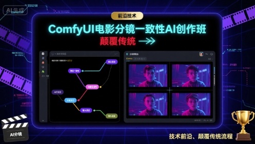 ComfyUI电影分镜一致性AI创作班，前沿技术，颠覆传统-HEIXXXMI