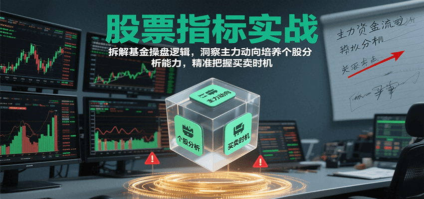 股票指标实战，基金操盘逻辑拆解，洞察主力动向培养个股分析能力把握买卖时机(更新)-HEIXXXMI