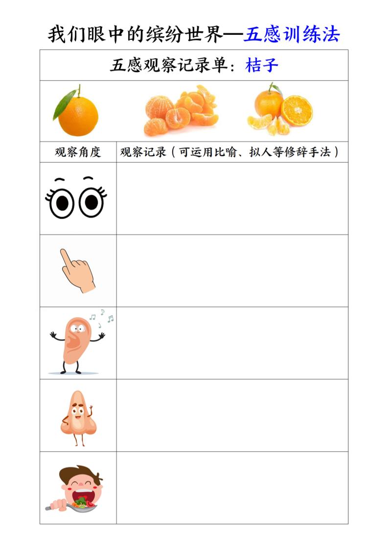 三上语文-第五单元五感训练法-HEIXXXMI