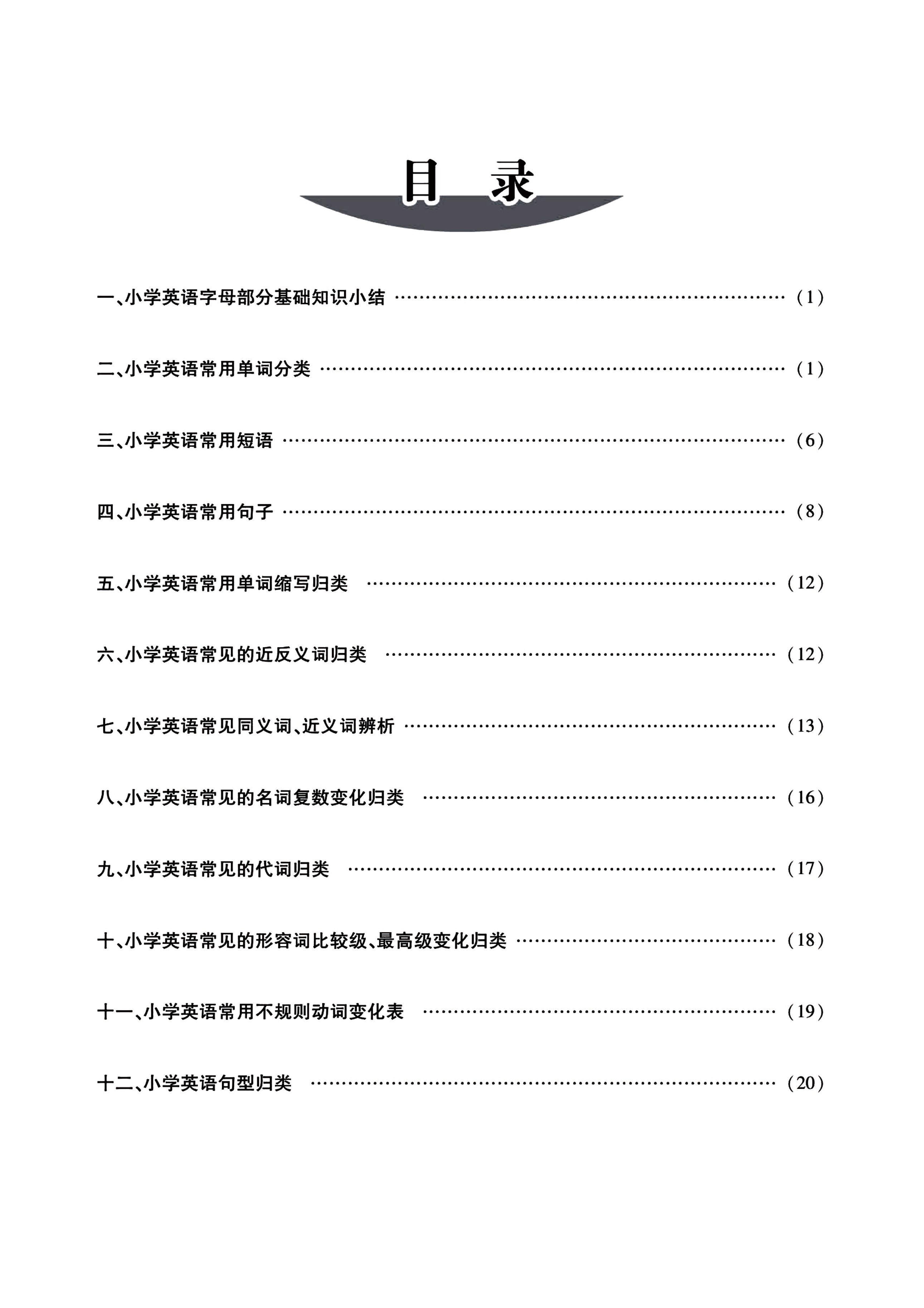 小升初必备系列)英语重难要点汇总手册-HEIXXXMI