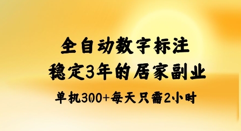 全自动数字标注，稳定3年的蓝海项目，居家也能矩阵开干的副业，单机日入3张+【揭秘】-HEIXXXMI