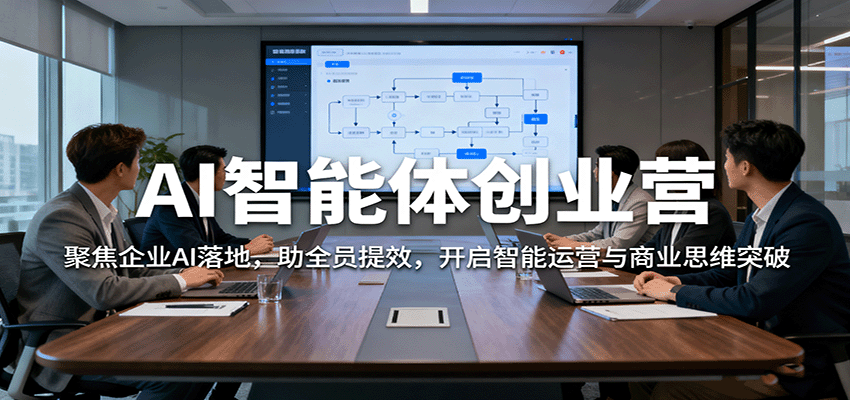 AI智能体创业营：聚焦企业AI落地，助全员提效，开启智能运营与商业思维突破-HEIXXXMI
