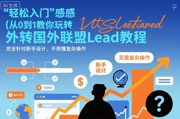 国外联盟賺美刀项目，从0到1教你玩转国外联盟Lead教程，纯新手可操作性100%-HEIXXXMI