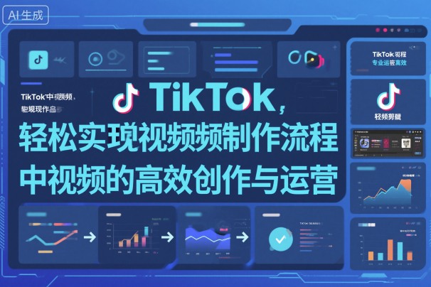 TikTok中视频制做流程，轻松实现Tk中视频的高效创作与运营-HEIXXXMI