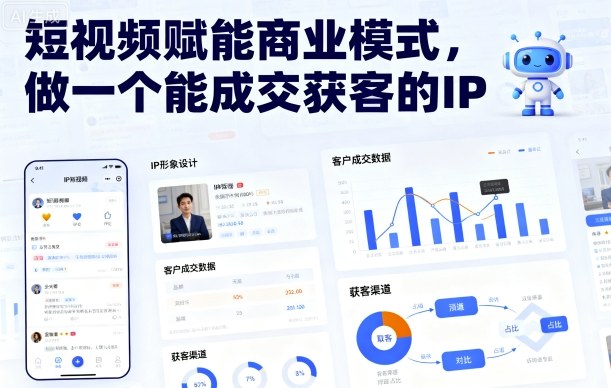短视频赋能商业模式，做一个能成交获客的IP(更新)-HEIXXXMI