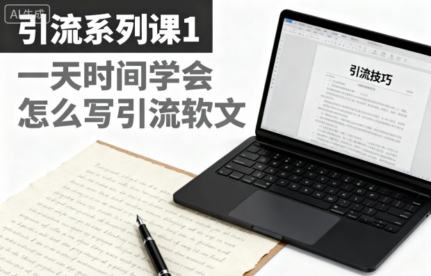 引流系列课1，一天时间学会怎么写引流软文-HEIXXXMI