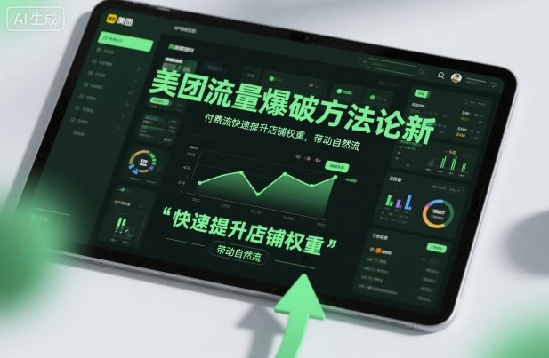 美团流量爆破方法论，付费流快速提升店铺权重，带动自然流-HEIXXXMI