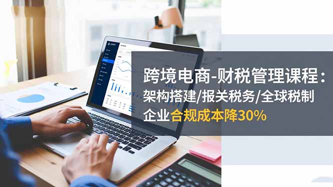 跨境电商-财税管理课程：架构搭建/报关税务/全球税制，企业合规成本降30%-HEIXXXMI