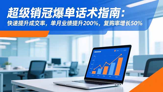 超级销冠爆单话术指南：快速提升成交率，单月业绩提升200%，复购率增长50%-HEIXXXMI