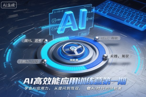 AI高效能应用训练营第一期，学会AI应用力，从提问到驾驭，做AI时代的领航者-HEIXXXMI