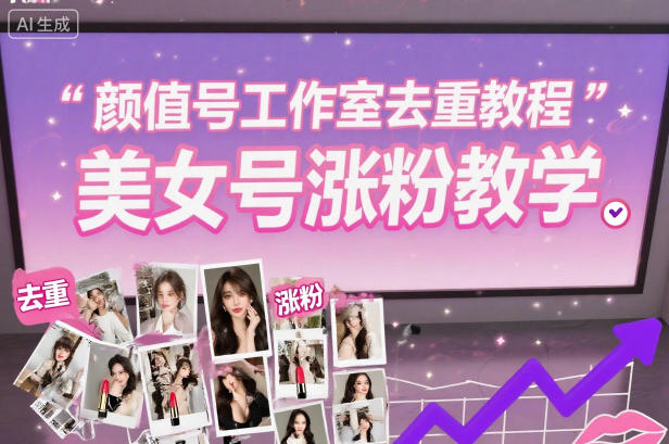 颜值号工作室去重教程，美女号涨粉教学-HEIXXXMI