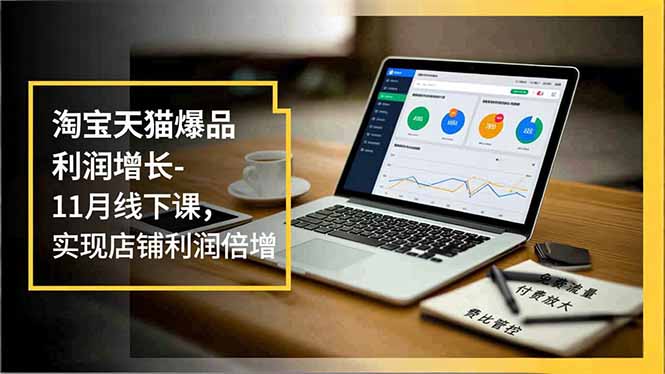 淘宝天猫爆品利润增长-11月线下课，免费流量、付费放大、费比管控，实现店铺利润倍增-HEIXXXMI