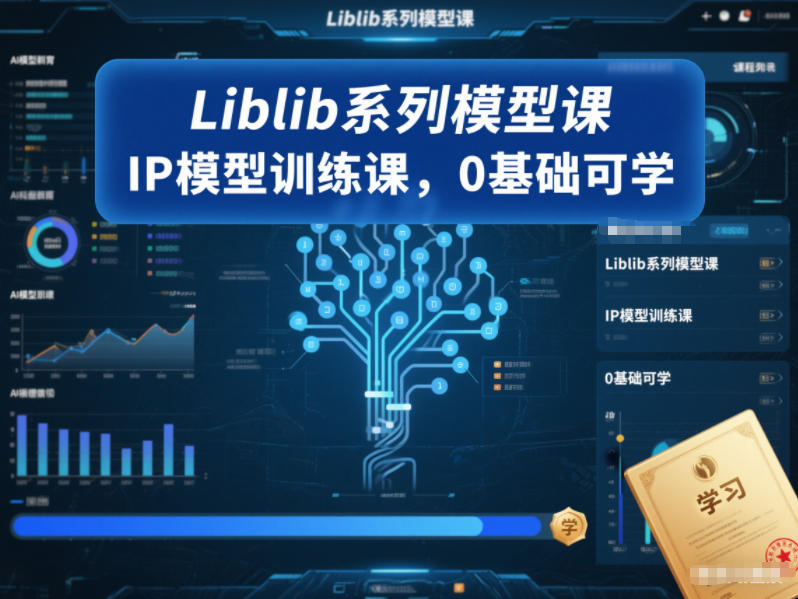 Liblib系列模型课，IP模型训练课，0基础可学-HEIXXXMI